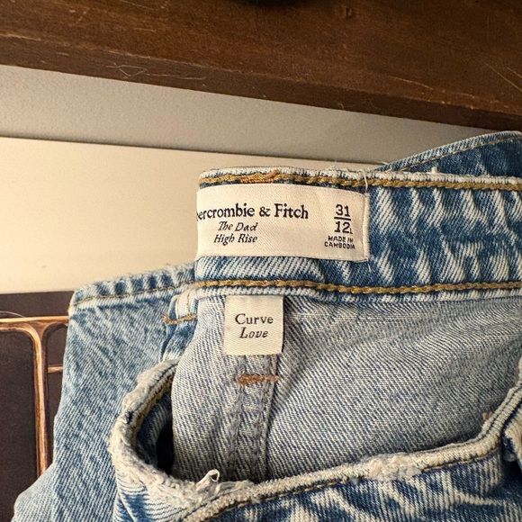 Abercrombie & Fitch Light Blue Women Jeans - Picture 4 of 4